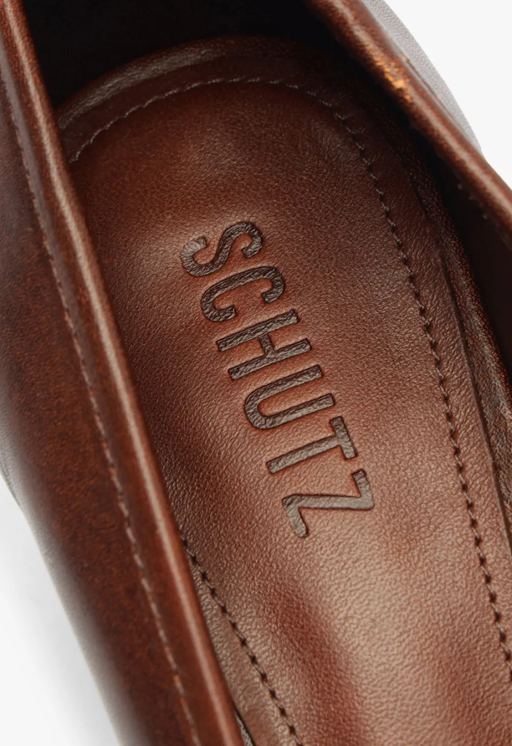 Schutz Arissa Block Leather Pump