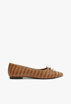 Schutz Arissa Straw Ballet Flat