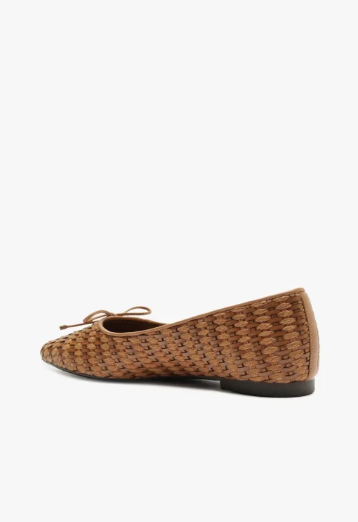 Schutz Arissa Straw Ballet Flat