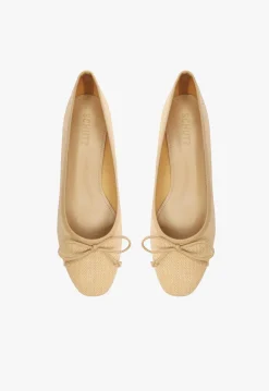 Schutz Arissa Straw Flat