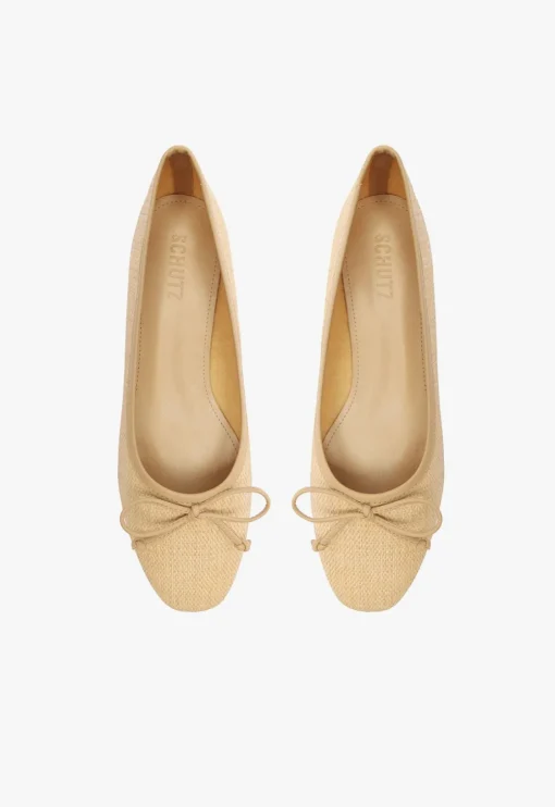 Schutz Arissa Straw Flat
