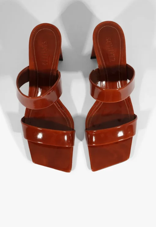 Schutz Chantal Mid Patent Sandal