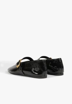Schutz Courtney Buckle Patent Flat