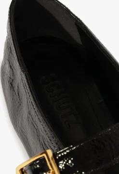 Schutz Courtney Buckle Patent Flat