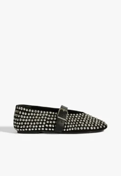 Schutz Eiza Glam Suede Flat
