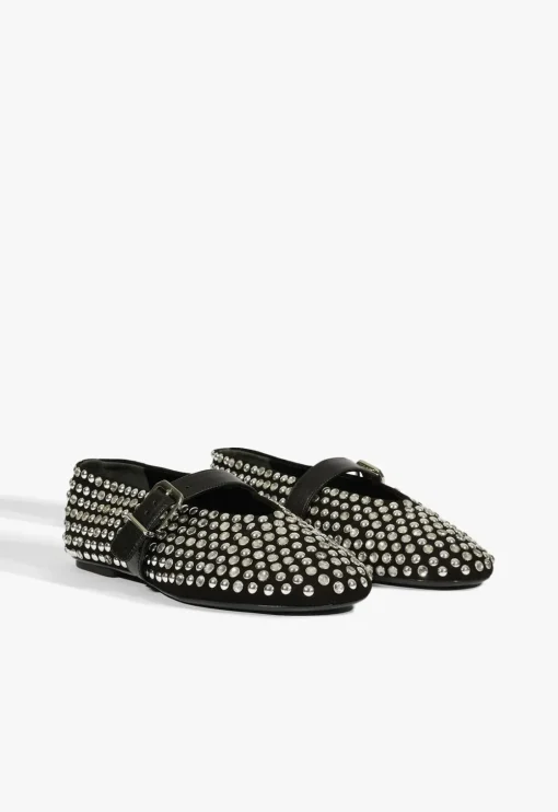 Schutz Eiza Glam Suede Flat