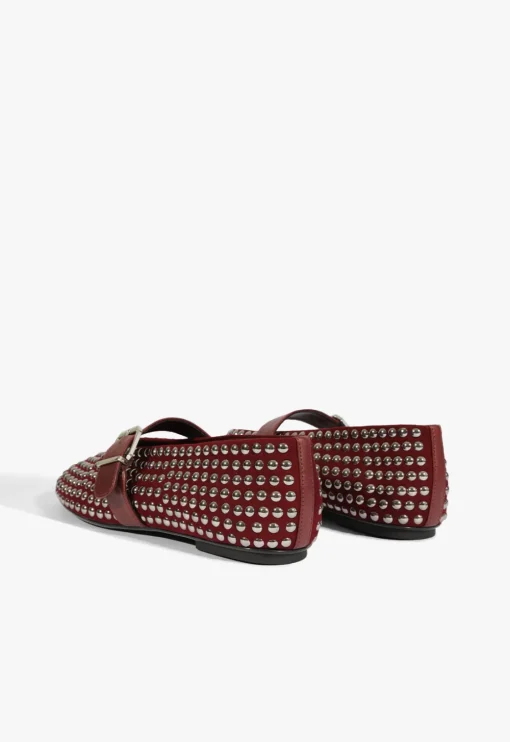 Schutz Eiza Shine Suede Flat