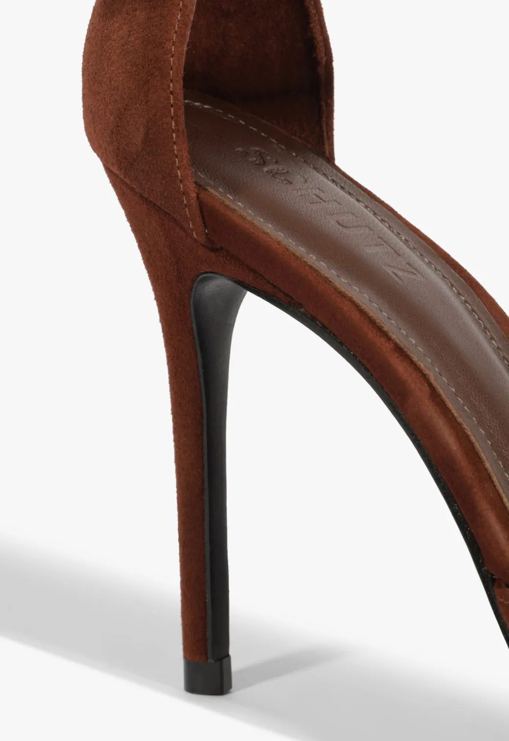 Schutz Hilda Leaf Suede Sandal