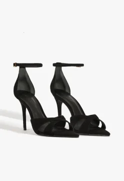 Schutz Hilda Leaf Suede Sandal