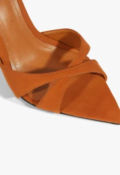 Schutz Hilda Leaf Suede Sandal