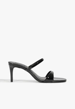 Schutz Jessica Mid Mule Patent Sandal