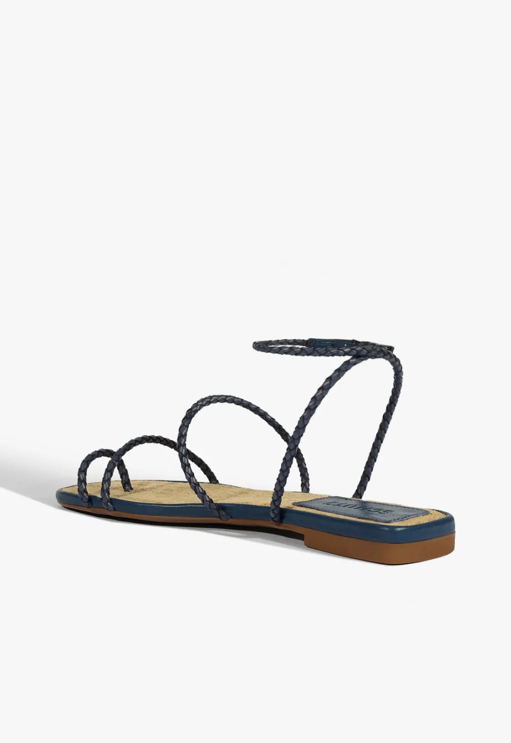 Schutz Kaya Leather Flat Sandal