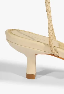 Schutz Kaya Straw Mid Sandal