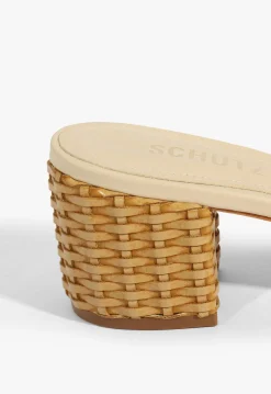 Schutz Keefa Straw Mule Sandal