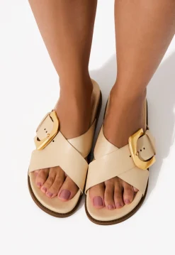 Schutz Lois Beige Sporty Sandal