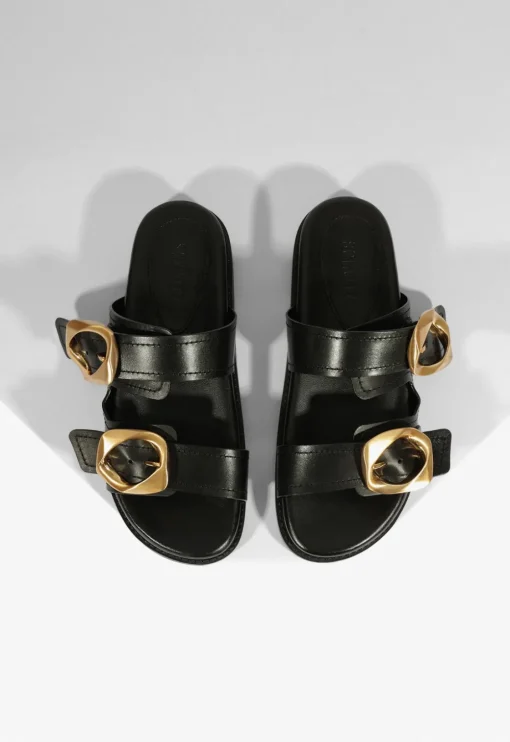 Schutz Olga Leather Sporty Sandal