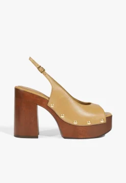 Schutz Rose Sling Leather Sandal
