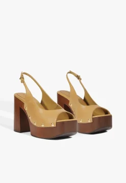 Schutz Rose Sling Leather Sandal
