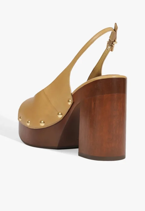 Schutz Rose Sling Leather Sandal