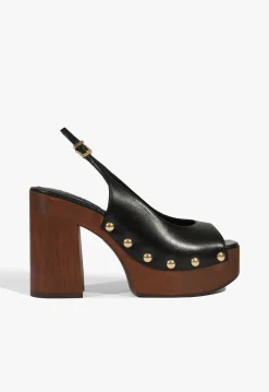 Schutz Rose Sling Leather Sandal
