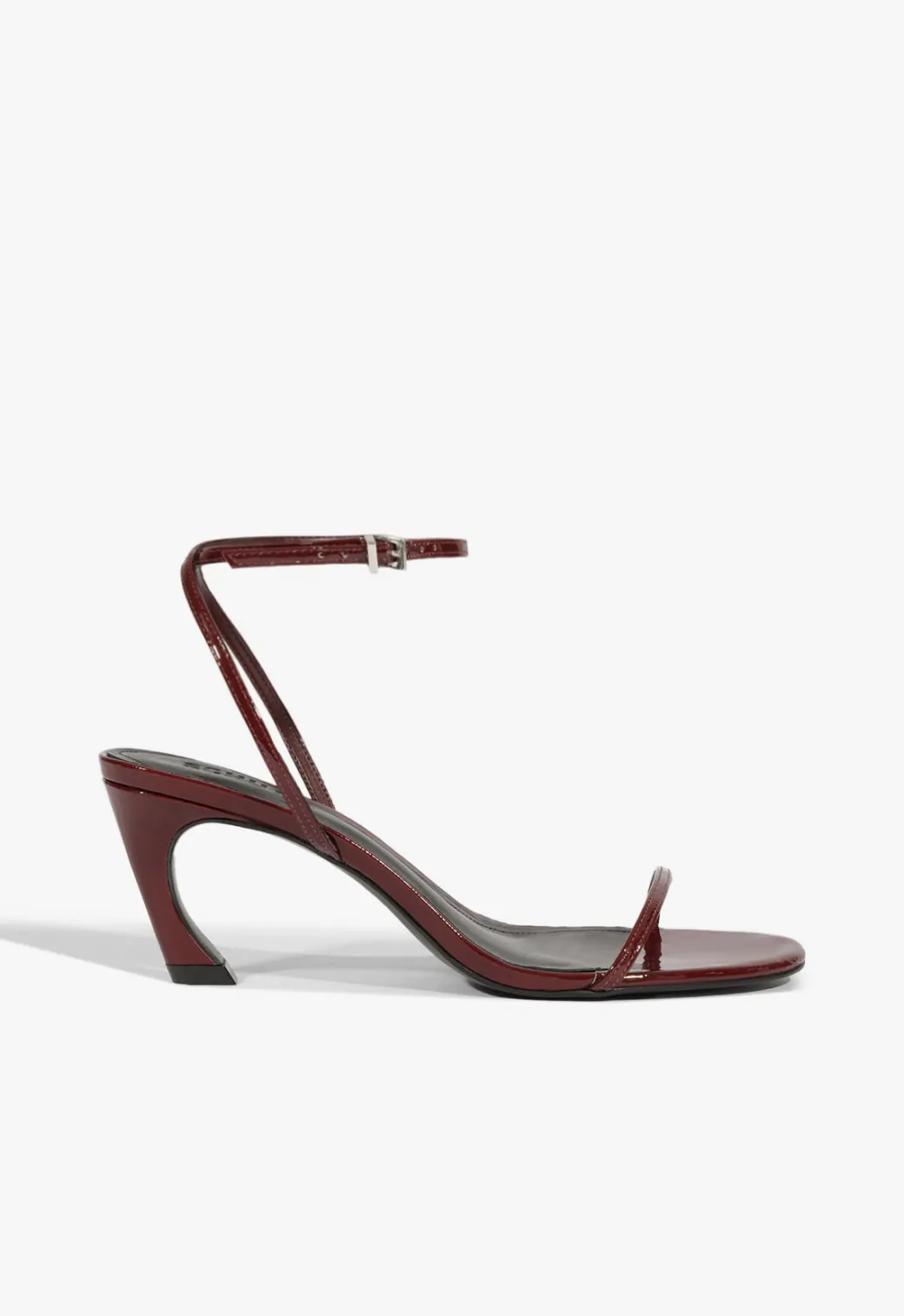 Schutz Siena Curve Mid Patent Sandal